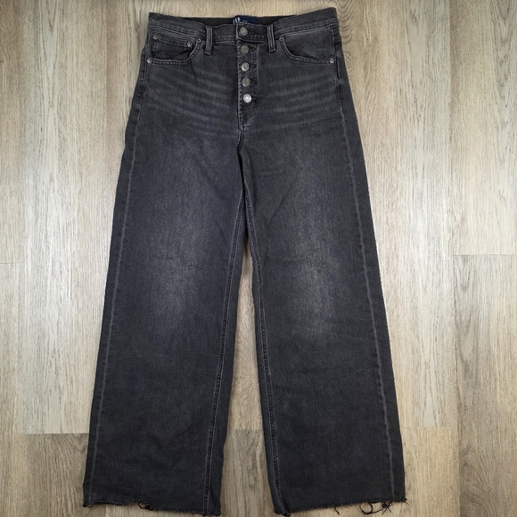 Gap High Rise Wide Leg Jeans Size 10/30 - Picture 1 of 6
